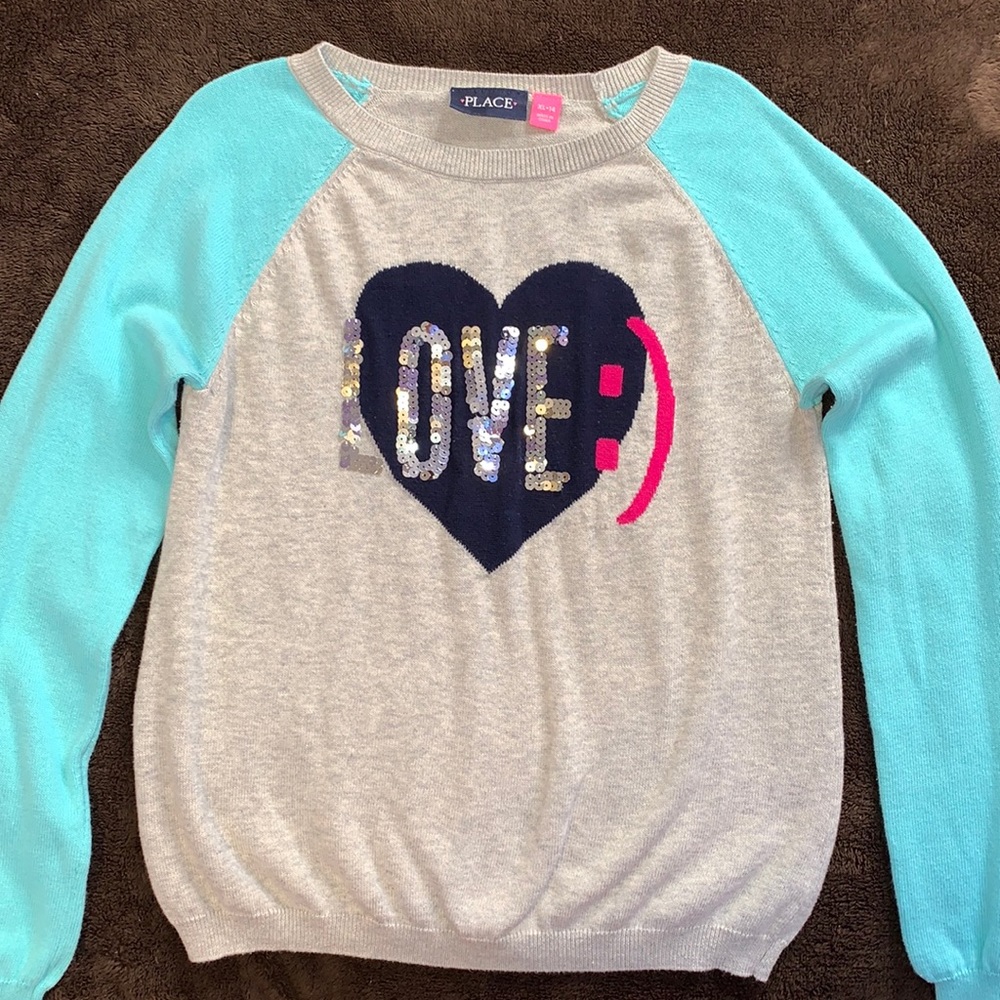 Big Girls “Love” Sweater
